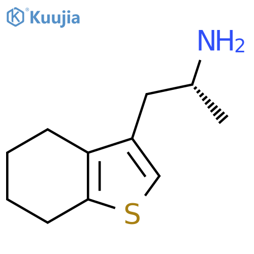 (2R)-1-(4,5,6,7-tetrahydro-1-benzothiophen-3-yl)propan-2-amine structure