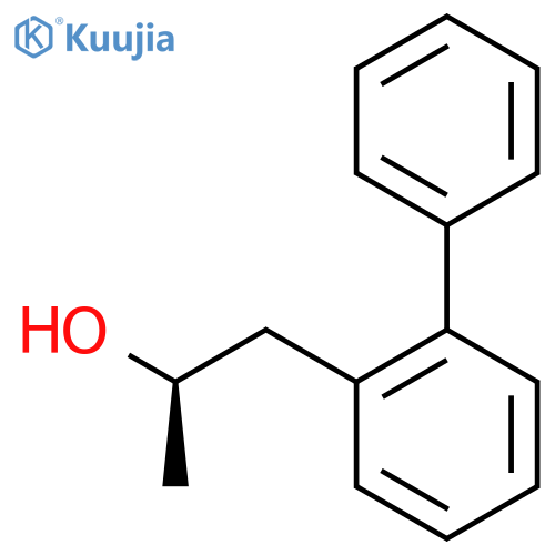 (2R)-1-(2-phenylphenyl)propan-2-ol structure