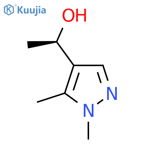 (1R)-1-(1,5-dimethyl-1H-pyrazol-4-yl)ethan-1-ol structure