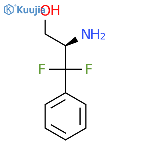 (2R)-2-amino-3,3-difluoro-3-phenylpropan-1-ol structure