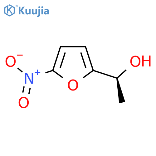 (1S)-1-(5-nitrofuran-2-yl)ethan-1-ol structure