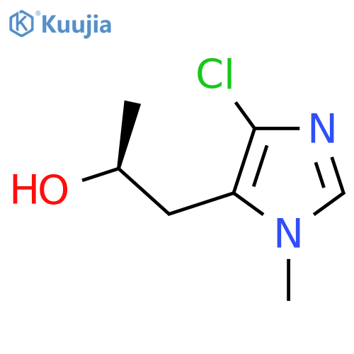 (2S)-1-(4-chloro-1-methyl-1H-imidazol-5-yl)propan-2-ol structure