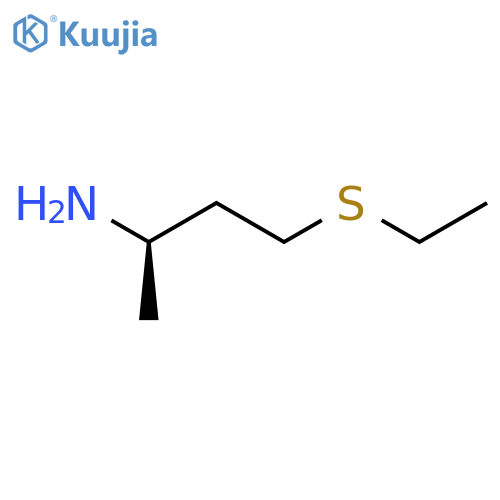 (2R)-4-(ethylsulfanyl)butan-2-amine structure