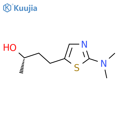(2S)-4-2-(dimethylamino)-1,3-thiazol-5-ylbutan-2-ol structure