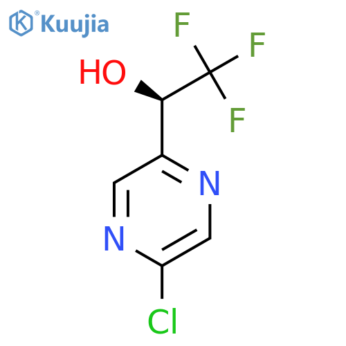 (1R)-1-(5-chloropyrazin-2-yl)-2,2,2-trifluoroethan-1-ol structure