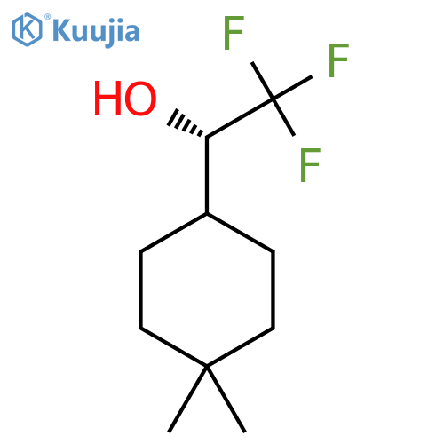 (1S)-1-(4,4-dimethylcyclohexyl)-2,2,2-trifluoroethan-1-ol structure