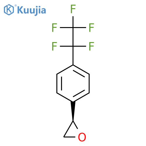 (2R)-2-4-(pentafluoroethyl)phenyloxirane structure
