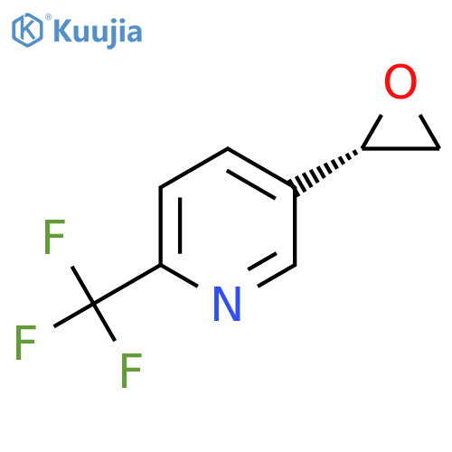 5-(2S)-oxiran-2-yl-2-(trifluoromethyl)pyridine structure
