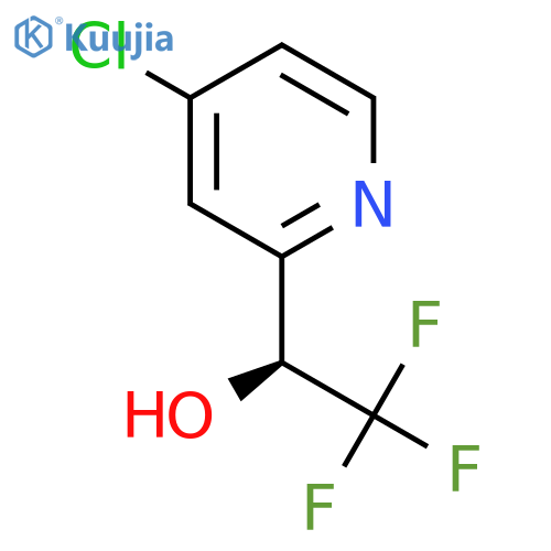 (1S)-1-(4-chloropyridin-2-yl)-2,2,2-trifluoroethan-1-ol structure