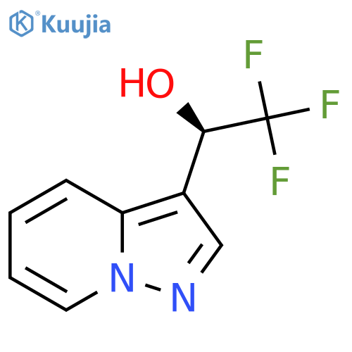 (1R)-2,2,2-trifluoro-1-{pyrazolo1,5-apyridin-3-yl}ethan-1-ol structure