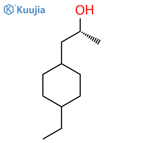 (2R)-1-(4-ethylcyclohexyl)propan-2-ol structure