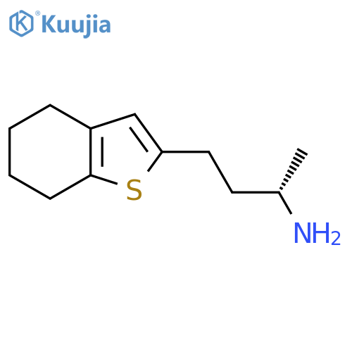 (2S)-4-(4,5,6,7-tetrahydro-1-benzothiophen-2-yl)butan-2-amine structure