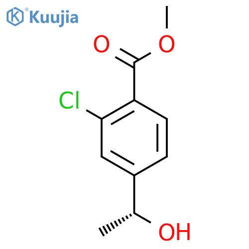 methyl 2-chloro-4-(1R)-1-hydroxyethylbenzoate structure
