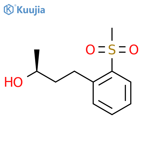 (2S)-4-(2-methanesulfonylphenyl)butan-2-ol structure