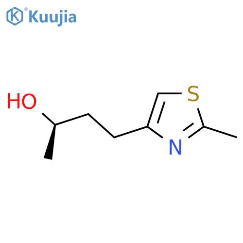 (2R)-4-(2-methyl-1,3-thiazol-4-yl)butan-2-ol structure