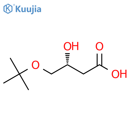 (3R)-4-(tert-butoxy)-3-hydroxybutanoic acid structure