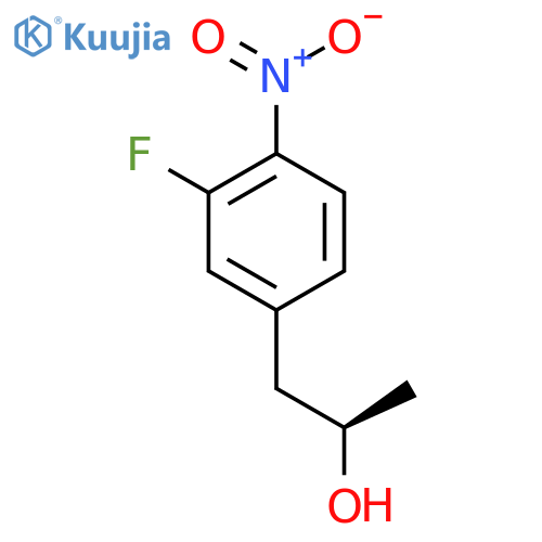 (2R)-1-(3-fluoro-4-nitrophenyl)propan-2-ol structure