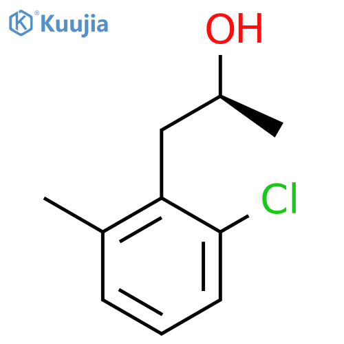 (2S)-1-(2-chloro-6-methylphenyl)propan-2-ol structure