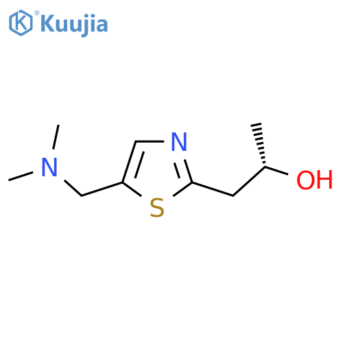 (2S)-1-{5-(dimethylamino)methyl-1,3-thiazol-2-yl}propan-2-ol structure