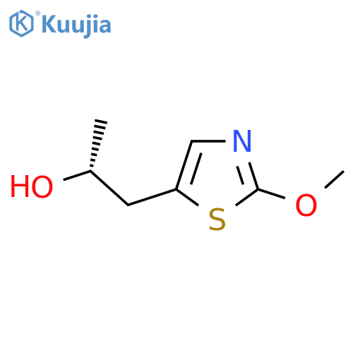 (2R)-1-(2-methoxy-1,3-thiazol-5-yl)propan-2-ol structure