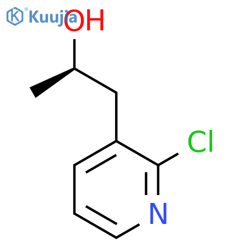(2R)-1-(2-chloropyridin-3-yl)propan-2-ol structure