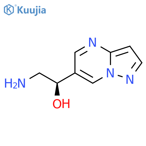(1R)-2-amino-1-{pyrazolo1,5-apyrimidin-6-yl}ethan-1-ol structure
