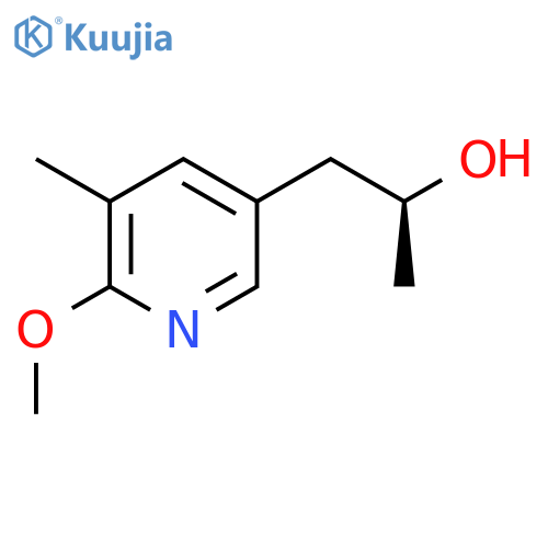 (2S)-1-(6-methoxy-5-methylpyridin-3-yl)propan-2-ol structure
