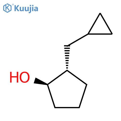 rac-(1R,2S)-2-(cyclopropylmethyl)cyclopentan-1-ol structure