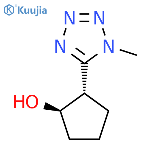 rac-(1R,2S)-2-(1-methyl-1H-1,2,3,4-tetrazol-5-yl)cyclopentan-1-ol structure