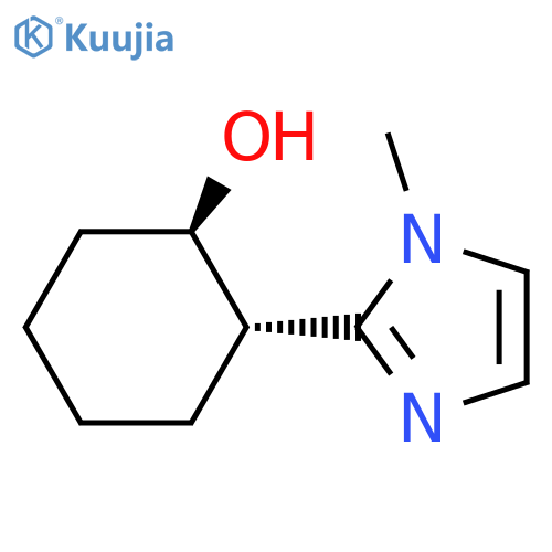 rac-(1R,2S)-2-(1-methyl-1H-imidazol-2-yl)cyclohexan-1-ol structure