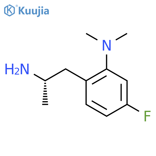 2-(2S)-2-aminopropyl-5-fluoro-N,N-dimethylaniline structure