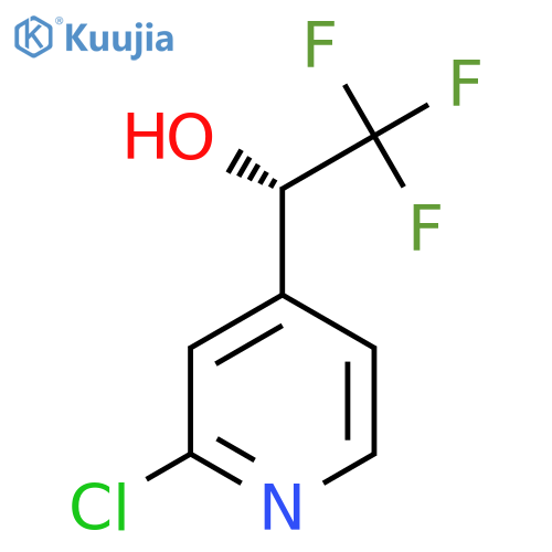 (1S)-1-(2-chloropyridin-4-yl)-2,2,2-trifluoroethan-1-ol structure