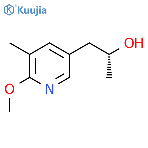 (2R)-1-(6-methoxy-5-methylpyridin-3-yl)propan-2-ol structure