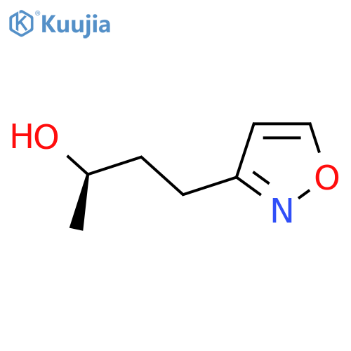 (2R)-4-(1,2-oxazol-3-yl)butan-2-ol structure