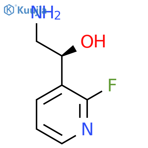 (1S)-2-amino-1-(2-fluoropyridin-3-yl)ethan-1-ol structure