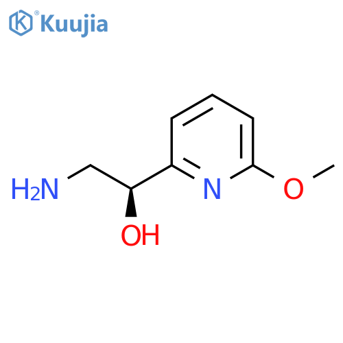 (1S)-2-amino-1-(6-methoxypyridin-2-yl)ethan-1-ol structure