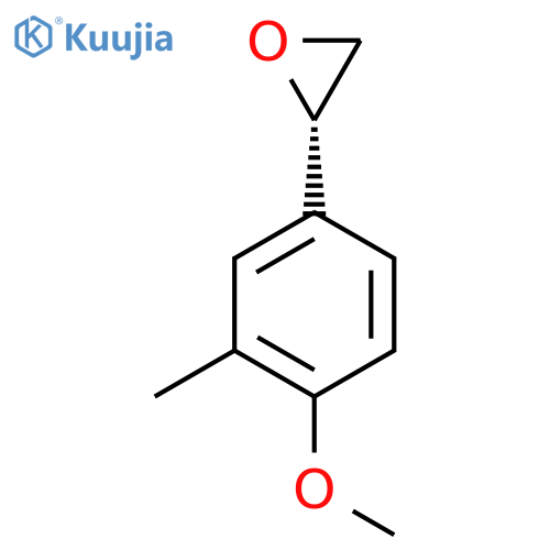 (2S)-2-(4-methoxy-3-methylphenyl)oxirane structure