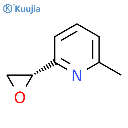2-methyl-6-(2S)-oxiran-2-ylpyridine structure
