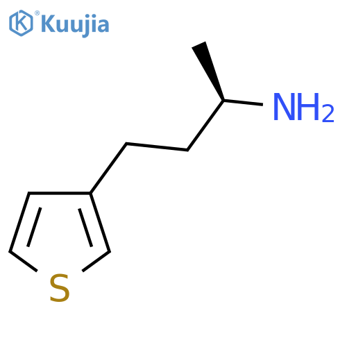 (2R)-4-(thiophen-3-yl)butan-2-amine structure