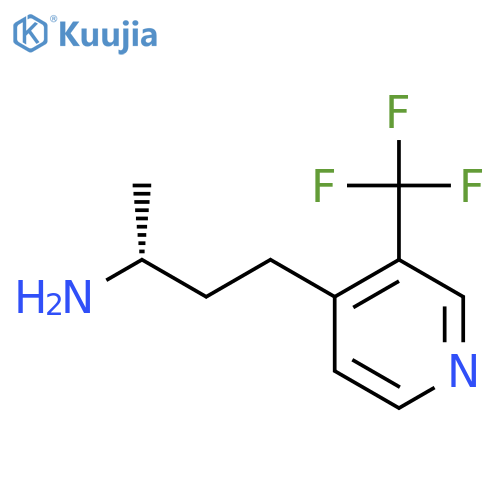 (2R)-4-3-(trifluoromethyl)pyridin-4-ylbutan-2-amine structure
