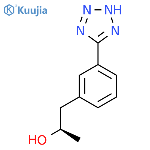 (2R)-1-3-(1H-1,2,3,4-tetrazol-5-yl)phenylpropan-2-ol structure