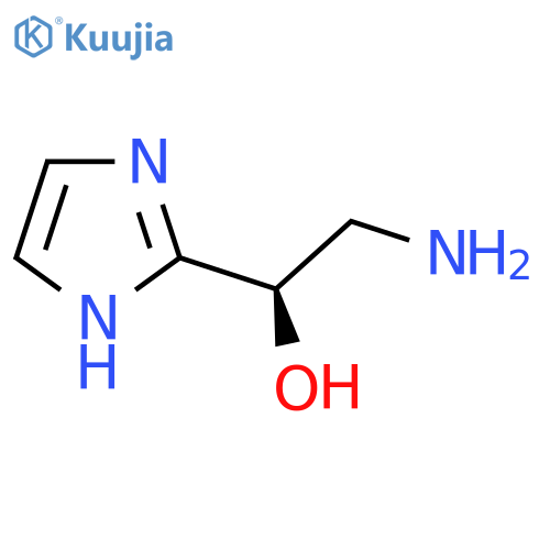 (1R)-2-amino-1-(1H-imidazol-2-yl)ethan-1-ol structure