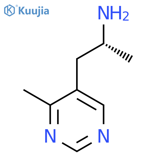 (2R)-1-(4-methylpyrimidin-5-yl)propan-2-amine structure