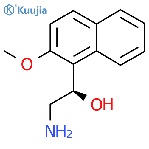 (1R)-2-amino-1-(2-methoxynaphthalen-1-yl)ethan-1-ol structure