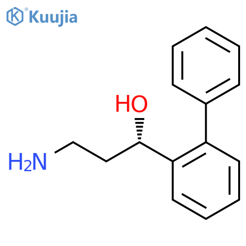 (1S)-3-amino-1-(2-phenylphenyl)propan-1-ol structure
