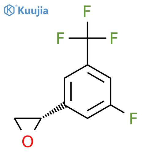 (2S)-2-3-fluoro-5-(trifluoromethyl)phenyloxirane structure