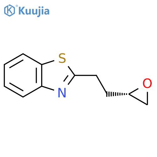 2-{2-(2S)-oxiran-2-ylethyl}-1,3-benzothiazole structure