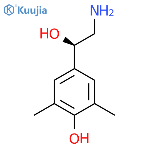 4-(1R)-2-amino-1-hydroxyethyl-2,6-dimethylphenol structure