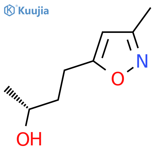 (2R)-4-(3-methyl-1,2-oxazol-5-yl)butan-2-ol structure