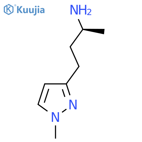 (2S)-4-(1-methyl-1H-pyrazol-3-yl)butan-2-amine structure